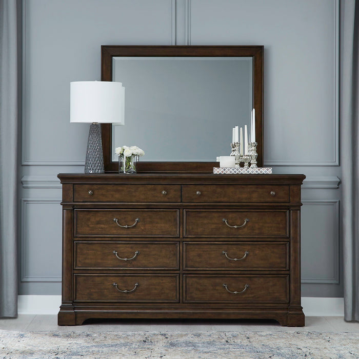 Arden Road - Dresser & Mirror - Satin Cherry