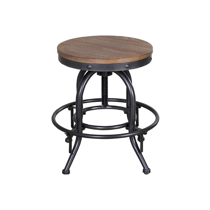 Vintage Series - Adjustable Height Counter Stool - Dark Brown