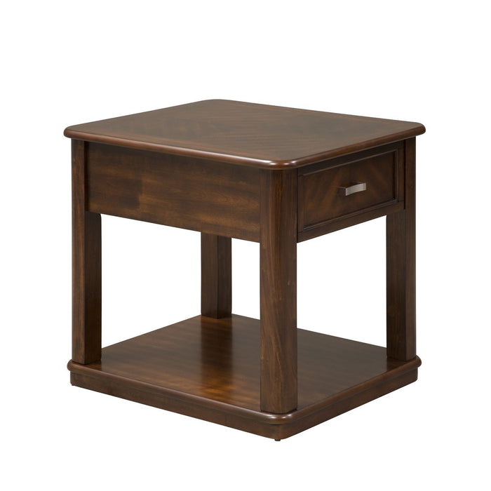 Wallace - 3 Piece Set (1 Cocktail 2 End Tables) - Dark Brown