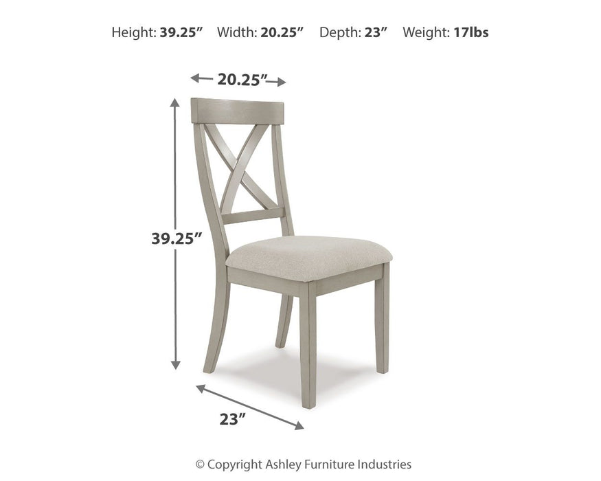 Parellen - Gray - Dining Uph Side Chair