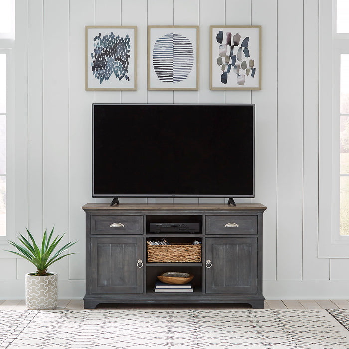 Ocean Isle - 54" Entertainment TV Stand - Black