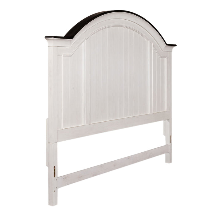 Allyson Park - King Arched Panel Headboard - White