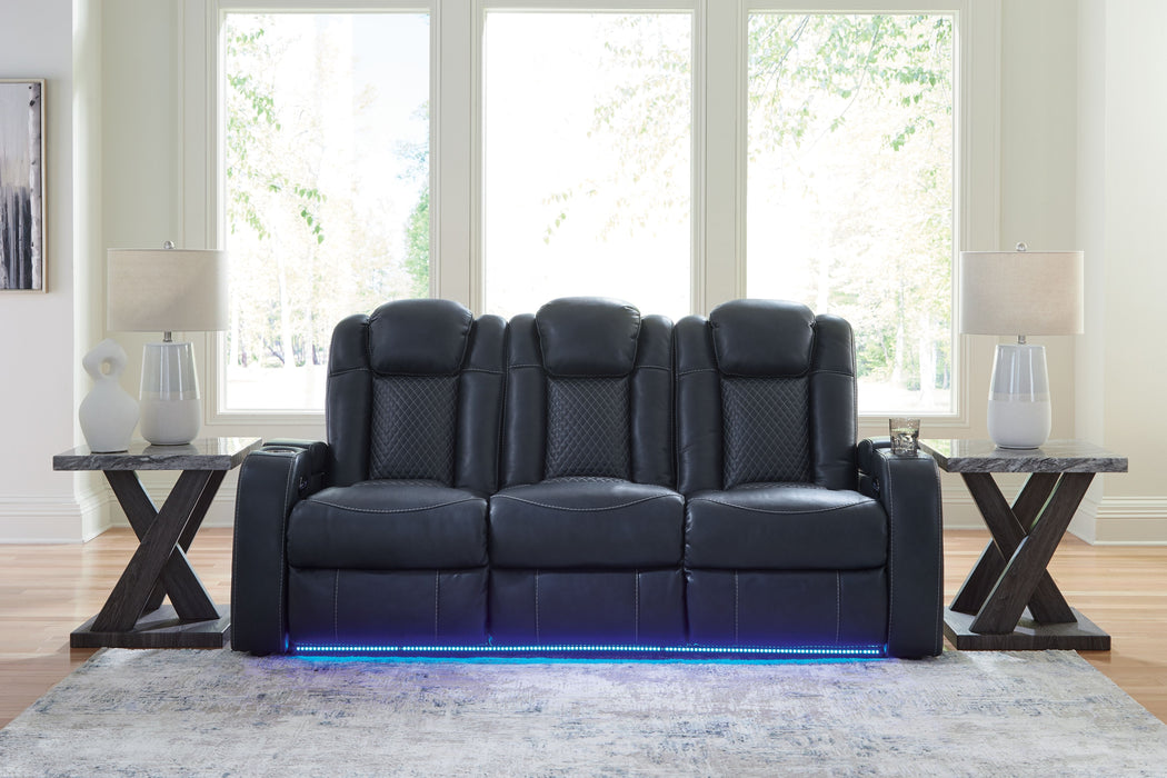 Fyne-dyme - Power Reclining Sofa With Adj Headrest