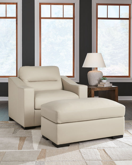 Treasure Trove - Almond - 2 Pc. - Chair And A Half, Ottoman