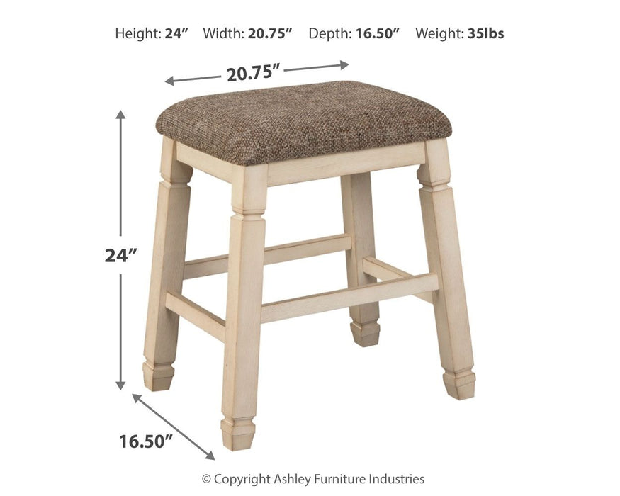 Bolanburg - Beige - Upholstered Stool