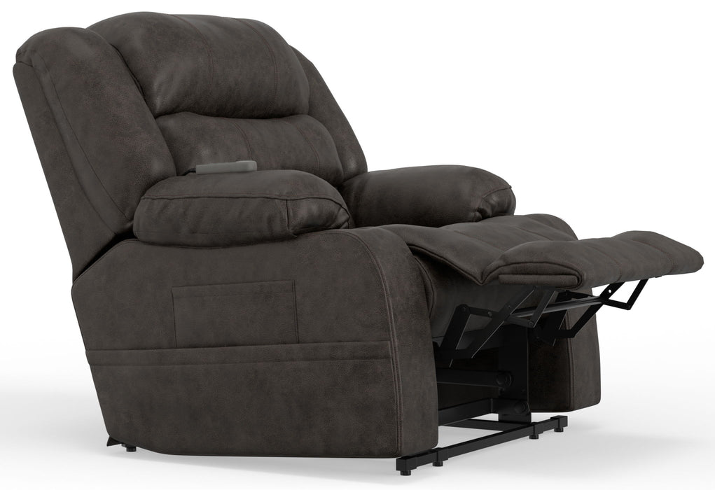 Tucker - Power Lift Recliner With Heat & Massage - Steel