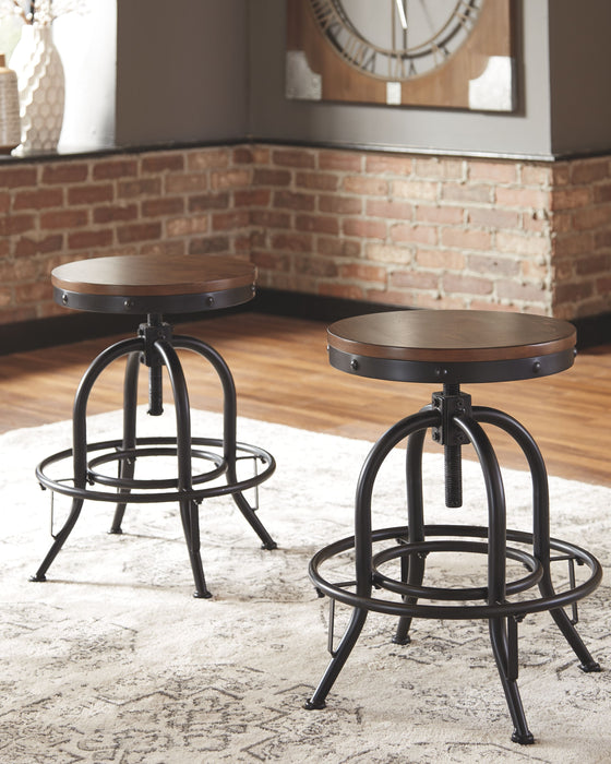 Valebeck - Swivel Barstool (Set of 2)