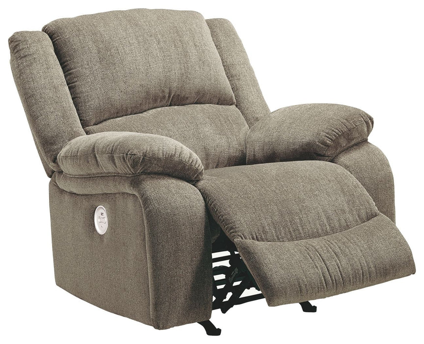 Draycoll - Pewter - Power Rocker Recliner