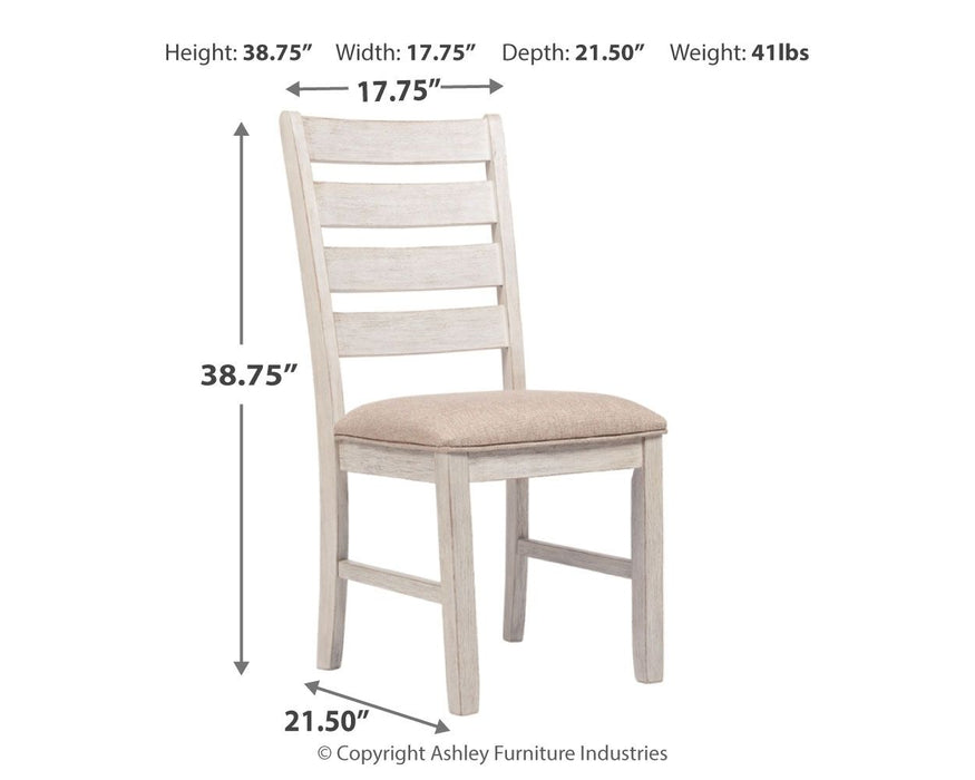 Skempton - White - Dining Uph Side Chair