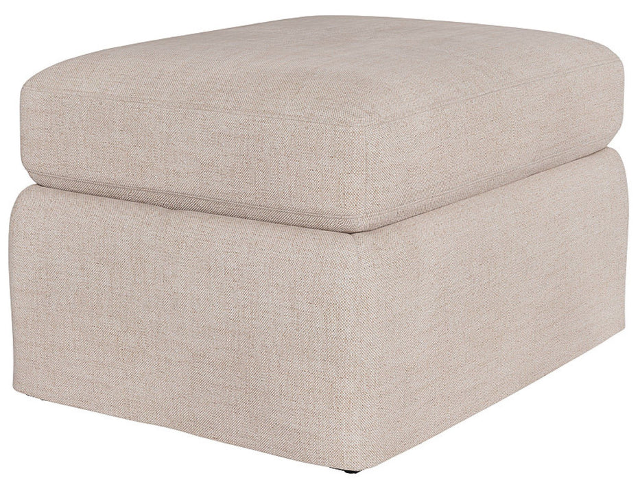 Hudson - Slipcover Ottoman, Special Order - Beige