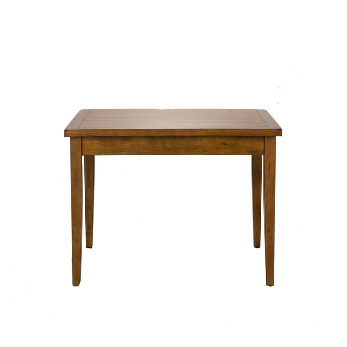 Treasures - Rectangular Leg Dining Table - Dark Brown